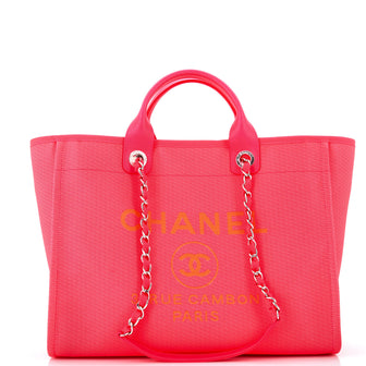 Chanel Deauville NM Tote Mixed Fibers Medium