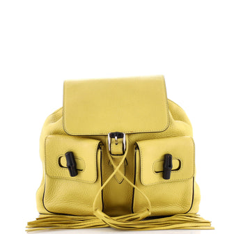 Gucci Bamboo Tassel Backpack Leather Medium