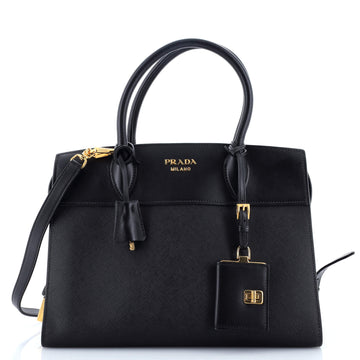 Prada Esplanade Tote Saffiano with City Calf Medium
