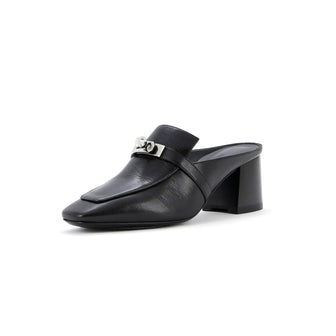 Hermes Women's Blossom Mule Pumps Leather
