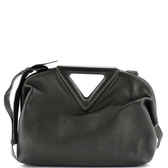Bottega Veneta Point Shoulder Bag Leather Medium