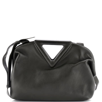 Bottega Veneta Point Shoulder Bag Leather Medium