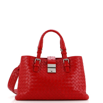 Bottega Veneta Roma Bag Intrecciato Nappa Small
