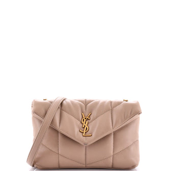 Saint Laurent Loulou Puffer Shoulder Bag Quilted Leather Mini