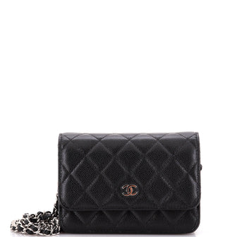 Chanel Wallet on Chain Quilted Caviar Mini