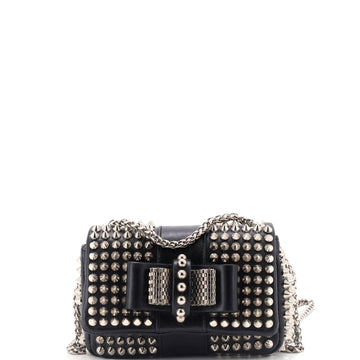 Christian Louboutin Sweet Charity Crossbody Bag Spiked Leather Mini