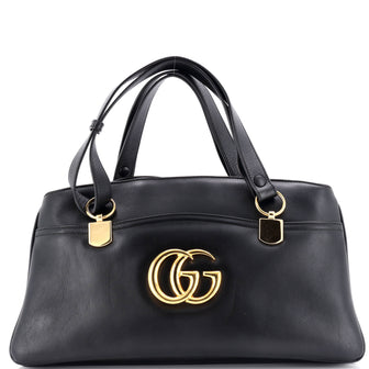 Gucci Arli Top Handle Bag Leather Large