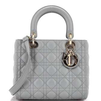 Christian Dior Lady Dior Bag Cannage Quilt Lambskin Medium