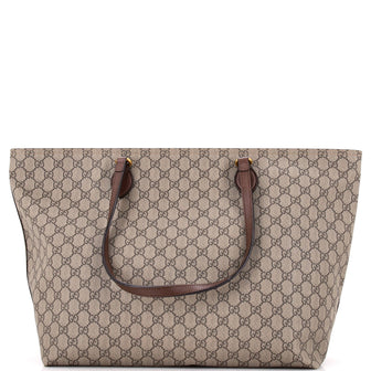 Gucci Ophidia Zip Tote GG Coated Canvas Medium