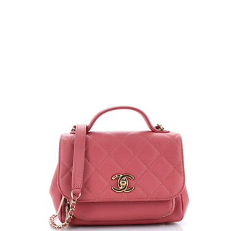 Chanel Business Affinity Flap Bag Quilted Caviar Mini
