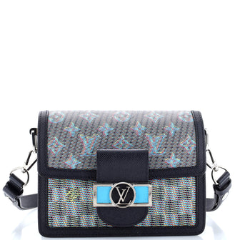 Louis Vuitton Dauphine Shoulder Bag Damier Monogram LV Pop Canvas Mini