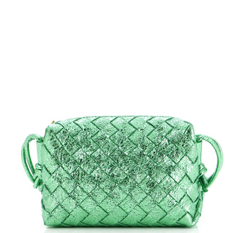 Bottega Veneta Loop Crossbody Bag Intrecciato Nappa Small