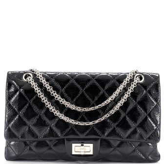 Chanel Reissue 2.55 Flap Bag Quilted Crinkled Patent 227
