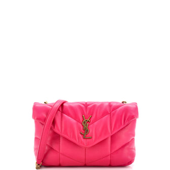 Saint Laurent Loulou Puffer Shoulder Bag Quilted Leather Mini