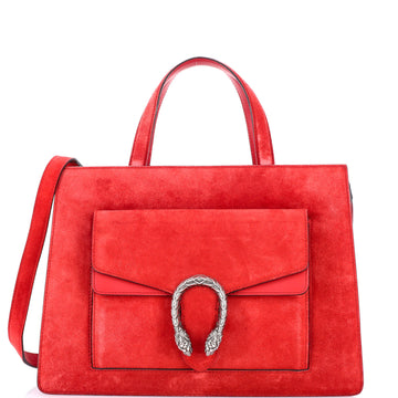 Gucci Dionysus Convertible Tote Suede Medium