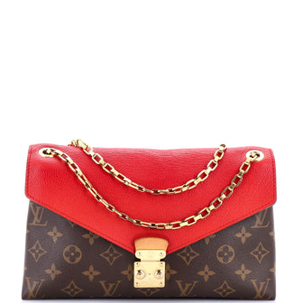Louis Vuitton Pallas Chain Shoulder Bag Monogram Canvas and Calfskin