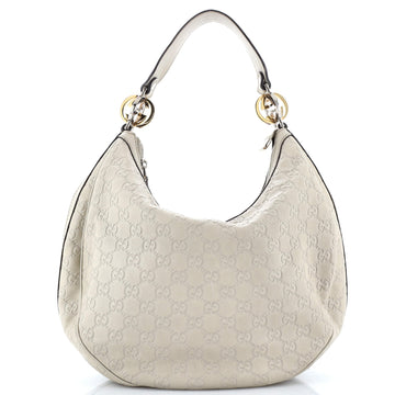 Gucci Twins Hobo Guccissima Leather Medium