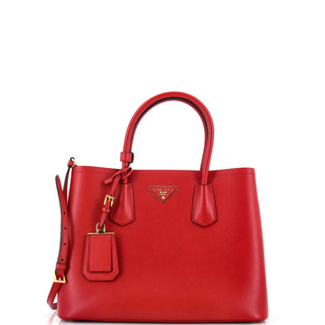 Prada Cuir Double Tote Saffiano Leather Medium