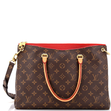 Louis Vuitton Pallas Tote Monogram Canvas with Leather