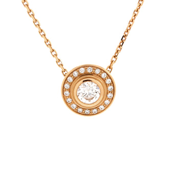 Cartier Cartier D'Amour Pendant Necklace 18K Rose Gold with Pave Diamonds