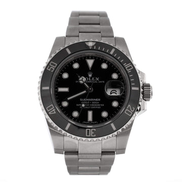 Rolex Oyster Perpetual Submariner Date Automatic Watch Stainless Steel and Cerachrom 40