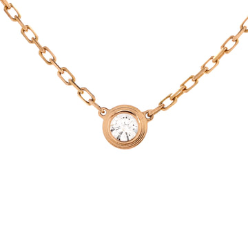 Cartier Cartier D'Amour Pendant Necklace 18K Rose Gold with Diamond Small