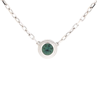 Cartier Cartier D'Amour Pendant Necklace 18K White Gold with Sapphire Small