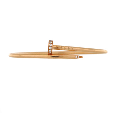 Cartier Juste un Clou Bracelet 18K Rose Gold with Diamonds Small