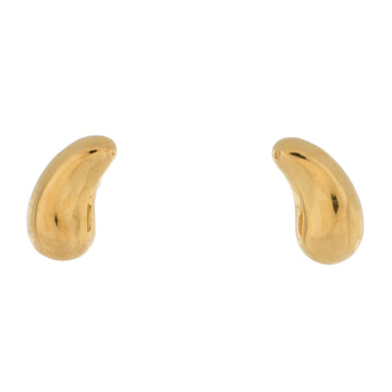 Tiffany & Co. Elsa Peretti Bean Clip-On Earrings 18K Yellow Gold