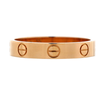 Cartier Love Wedding Band Ring 18K Rose Gold