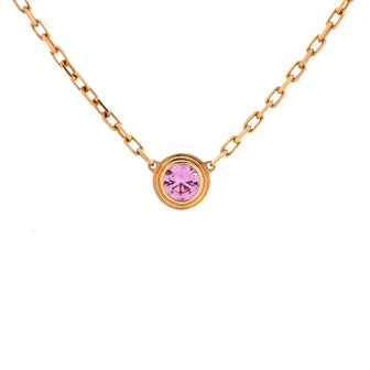 Cartier Cartier D'Amour 1 Pink Sapphire Necklace 18K Rose Gold