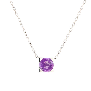 Cartier C de Cartier Necklace 18K White Gold and Amethyst
