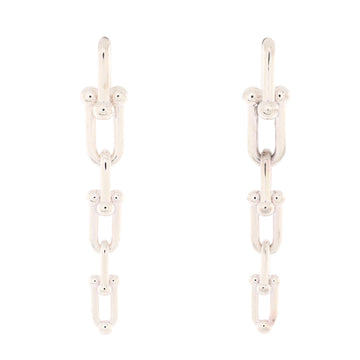 Tiffany & Co. HardWear Triple Graduated Link Earrings Sterling Silver