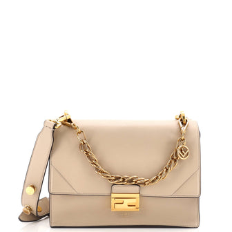 Fendi Kan U Shoulder Bag Leather Medium