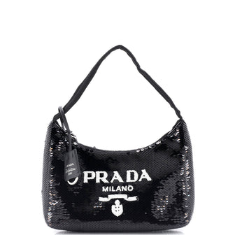 Prada Re-Edition 2000 Hobo Sequins Mini