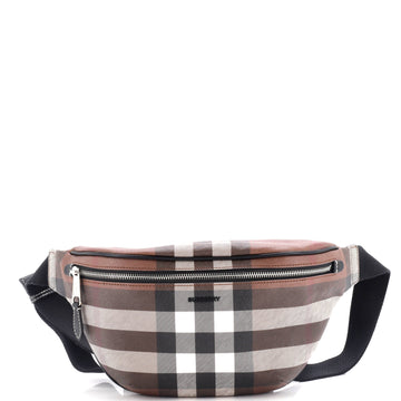 Burberry Cason Bum Bag Check E-Canvas Medium