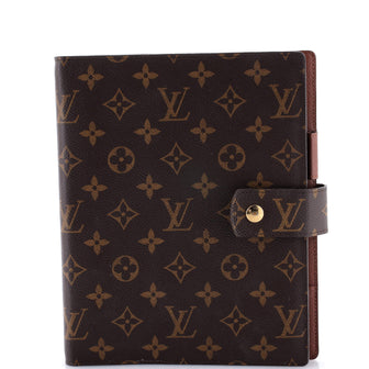 Louis Vuitton Ring Agenda Cover Monogram Canvas GM