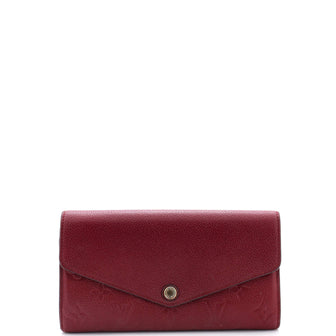 Louis Vuitton Sarah Wallet NM Monogram Empreinte Leather