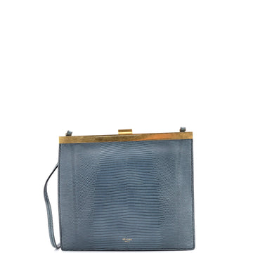 Celine Clasp Crossbody Bag Lizard Mini