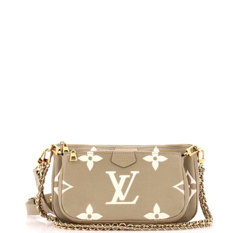 Louis Vuitton Multi Pochette Accessoires Bicolor Monogram Empreinte Giant