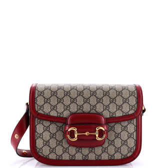 Gucci Horsebit 1955 Shoulder Bag GG Coated Canvas Small