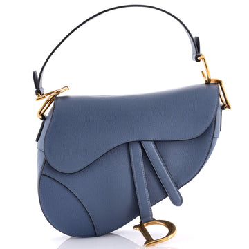 Christian Dior Saddle Handbag Leather Medium