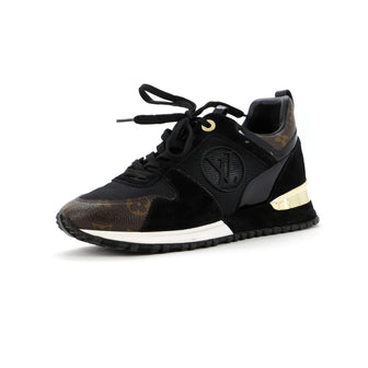 Louis Vuitton Women's Run Away Sneakers Mesh with Monogram Canvas and Suede