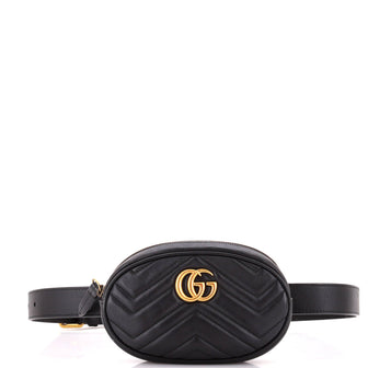 Gucci GG Marmont Belt Bag Matelasse Leather