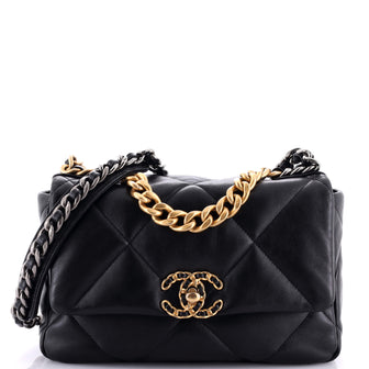 Chanel 19 Flap Bag Quilted Leather Medium