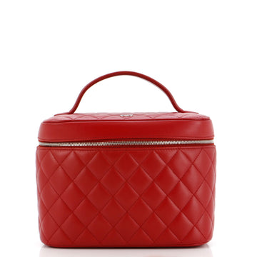 Chanel Cosmetic Case Quilted Lambskin Small
