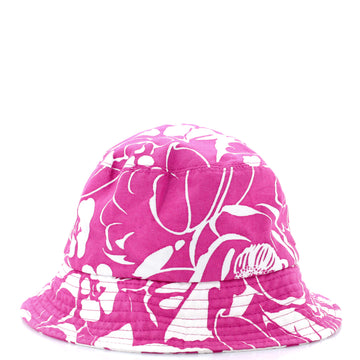 Chanel CC Bucket Hat Printed Canvas