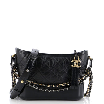 Chanel Gabrielle Hobo Quilted Aged Calfskin Small