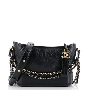 Chanel Gabrielle Hobo Quilted Aged Calfskin Small