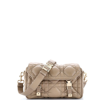 Christian Dior Diorcamp Messenger Bag Padded Macrocannage Quilt Calfskin Small